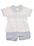 BABY THREADS: HAND SMOCKED SET