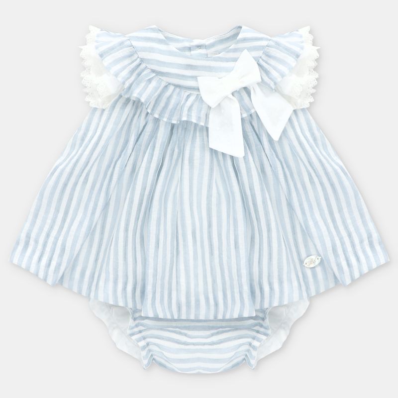 Martin Aranda: Striped Dress & Bloomer Set