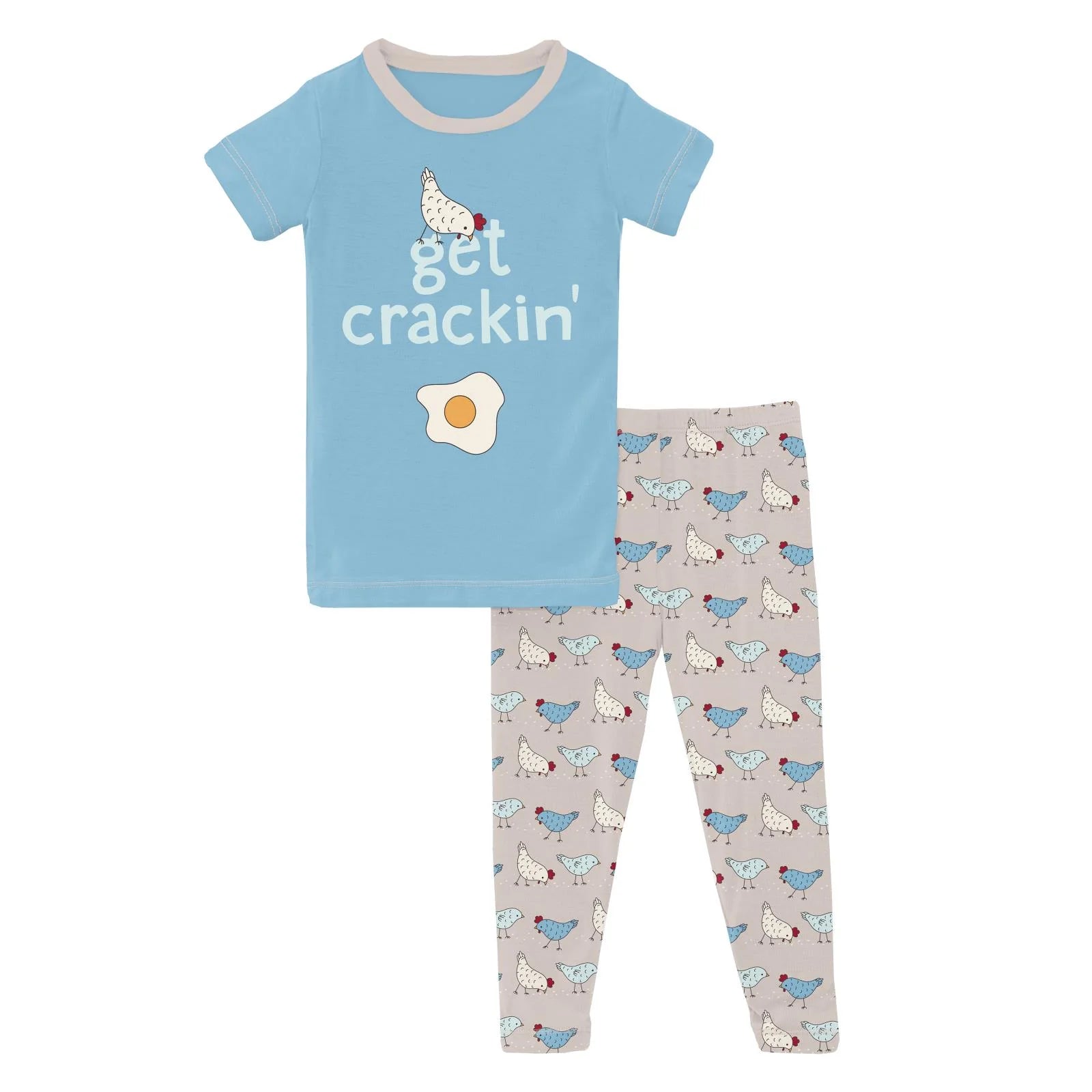 KICKEE: Get Crackin Pajama Set