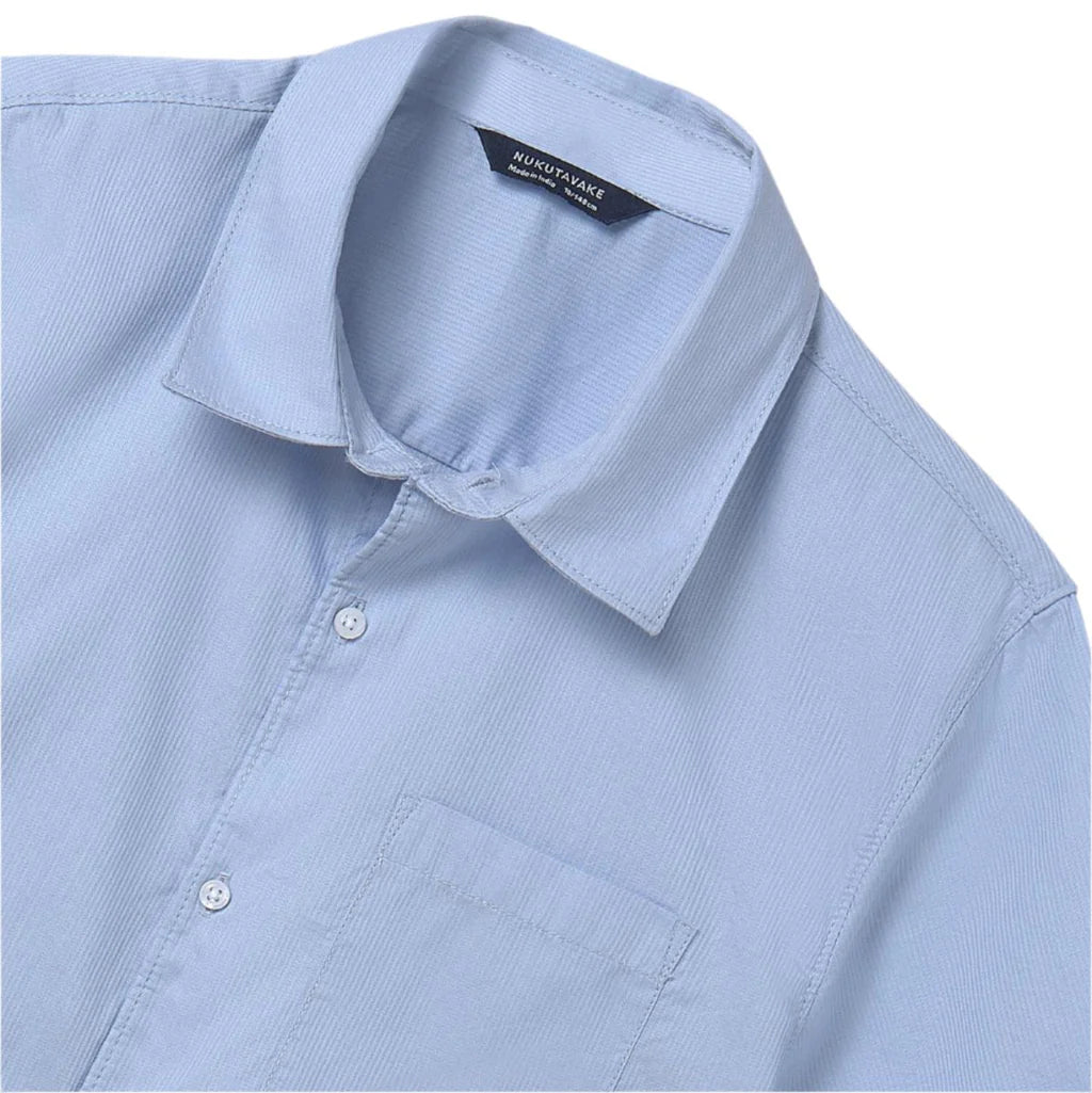 Mayoral: Blue Short Sleeve Button Up