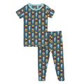 KICKEE : DEEP SEA CHEESEBURGER SHORT SLEEVE PAJAMA SET