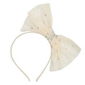 BARI LYNN: TULLE GLITTER BOW HB