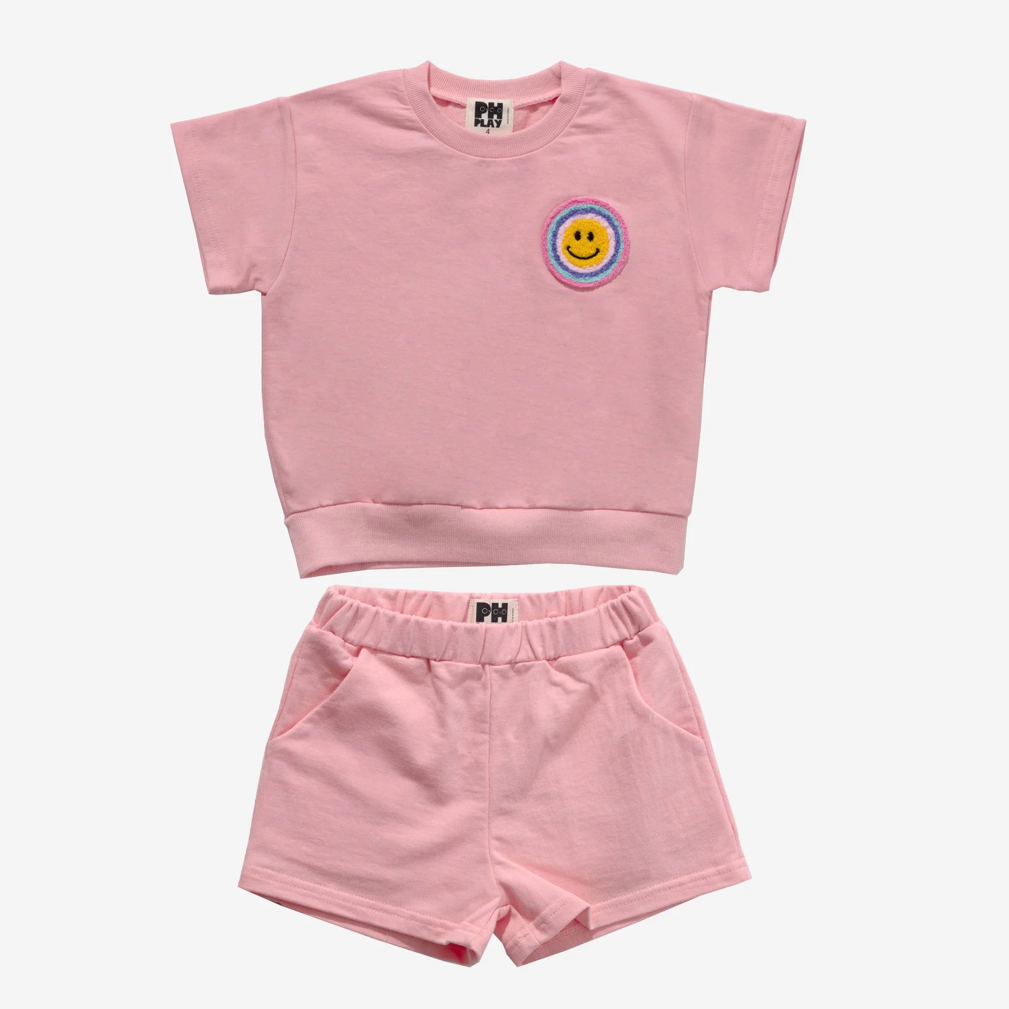 PETITE HAILEY: MULTI SMILE SWEATSHIRTS SET