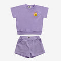 PETITE HAILEY: MULTI SMILE SWEATSHIRT SET