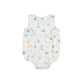 White Bear Print Romper
