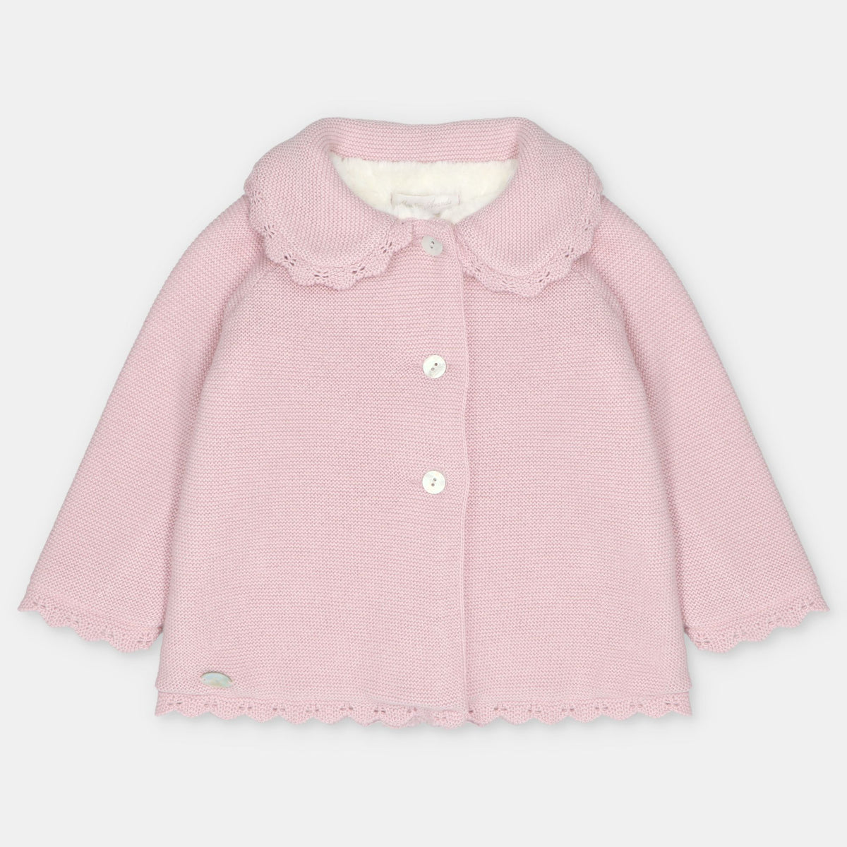 Martin Aranda : Lined Coat in Sweater Knit Cotton Blend