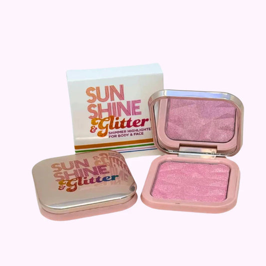 SUNSHINE & GLITTER: SHIMMER COMPACT PRETTY IN PINK