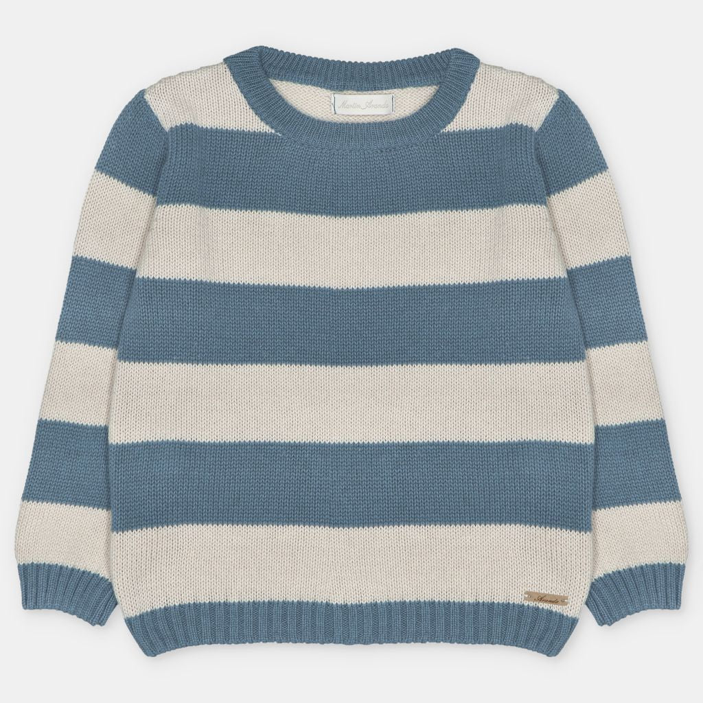 Martin Aranda : Sweater Striped Crew Neck in Sweater