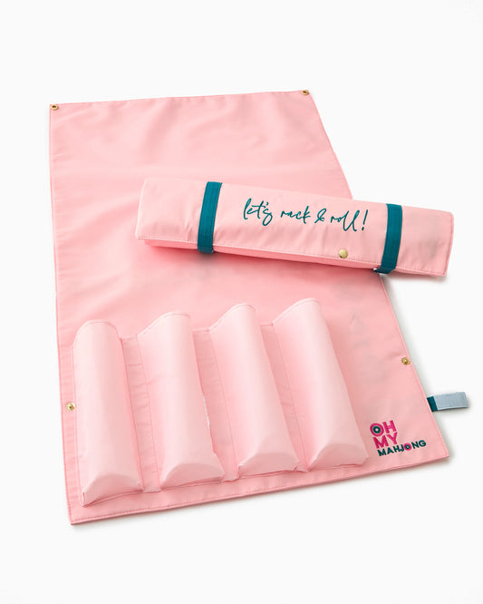 OH MY MAHJONG : LIGHT PINK LET'S RACK & ROLL BAG