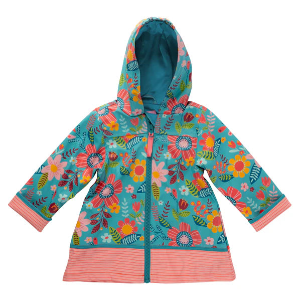 STEPHEN JOSEPH : FLORAL RAINCOAT