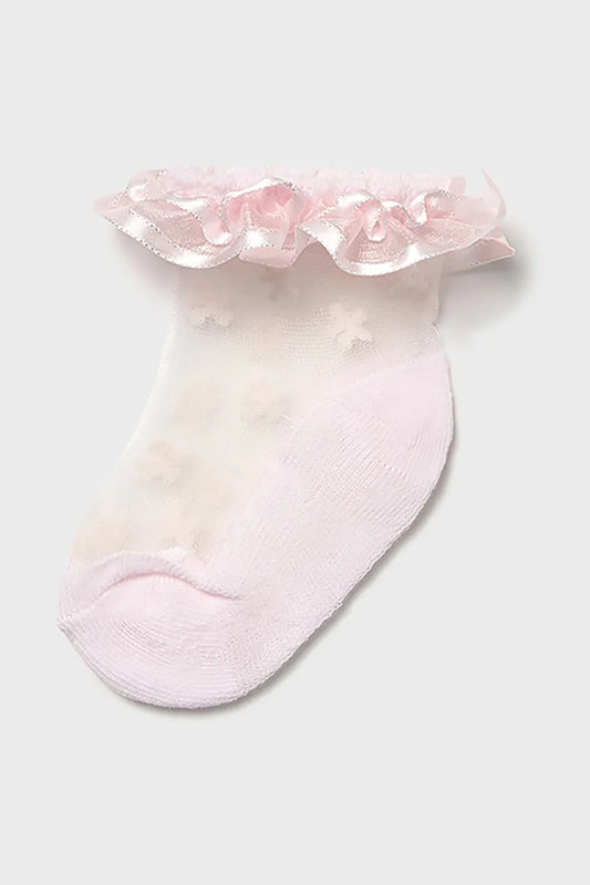 MAYORAL: Mesh Flower Sock