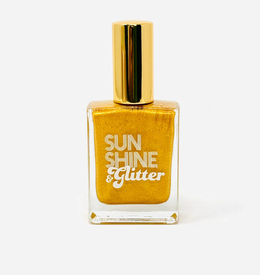 SUNSHINE & GLITTER: SHIMMER SPRAY OIL FOR HAIR & BODY