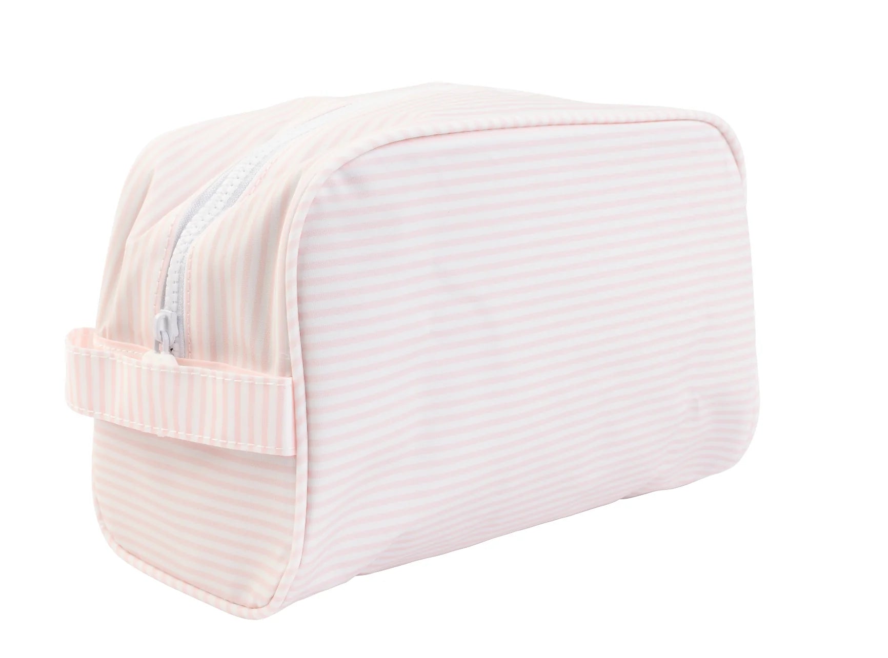 APPLE OF MY ISLA : THE DOPP KIT PINK STRIPE