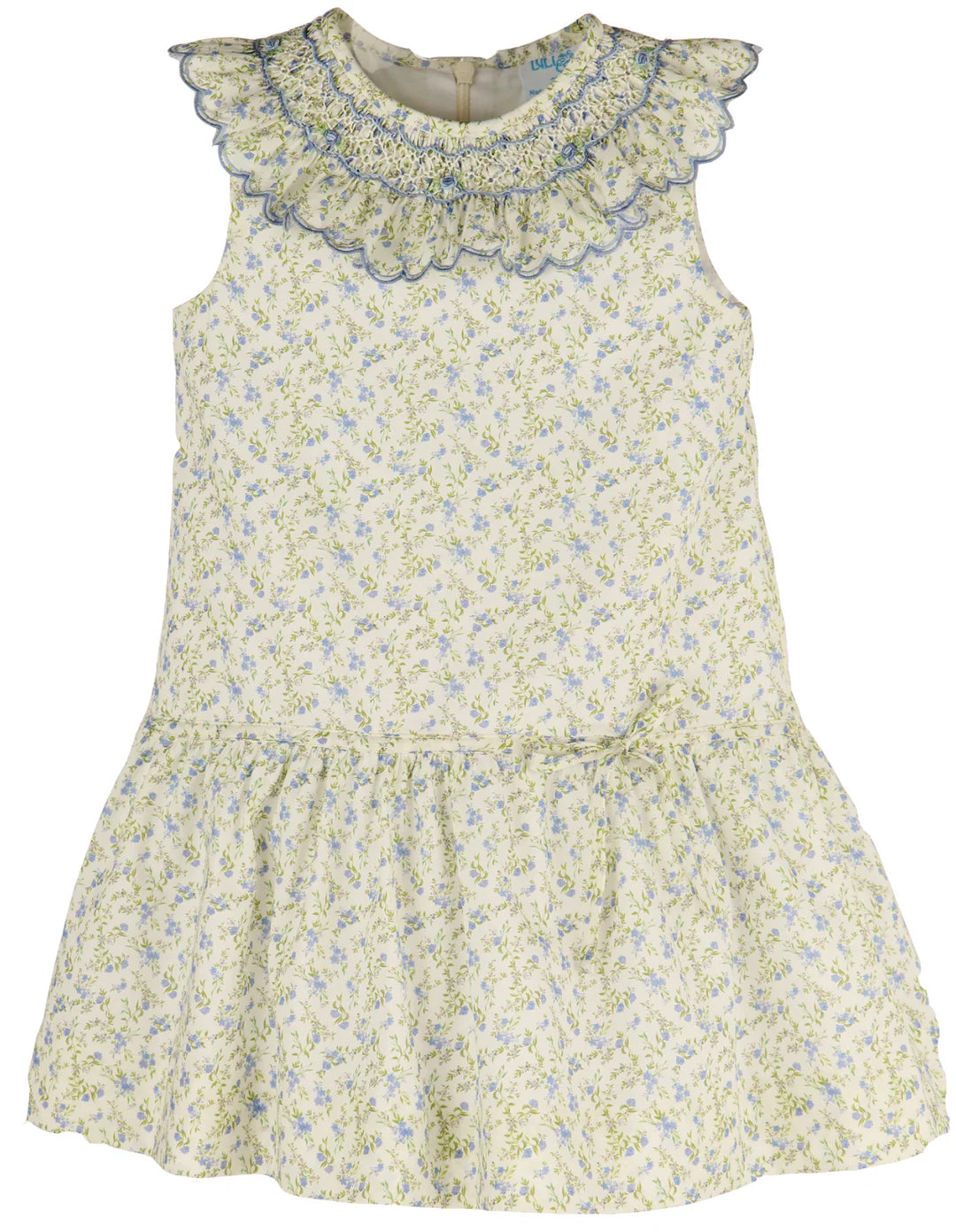 LULI & ME: LAVENDER SMOCK ALINE DRESS