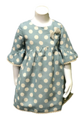 JOSE VARON: POLKA DOT DRESS