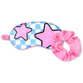 ISCREAM: SMILE SQUAD REVERSIBLE EYE MASK AND SCRUNCHIE SET