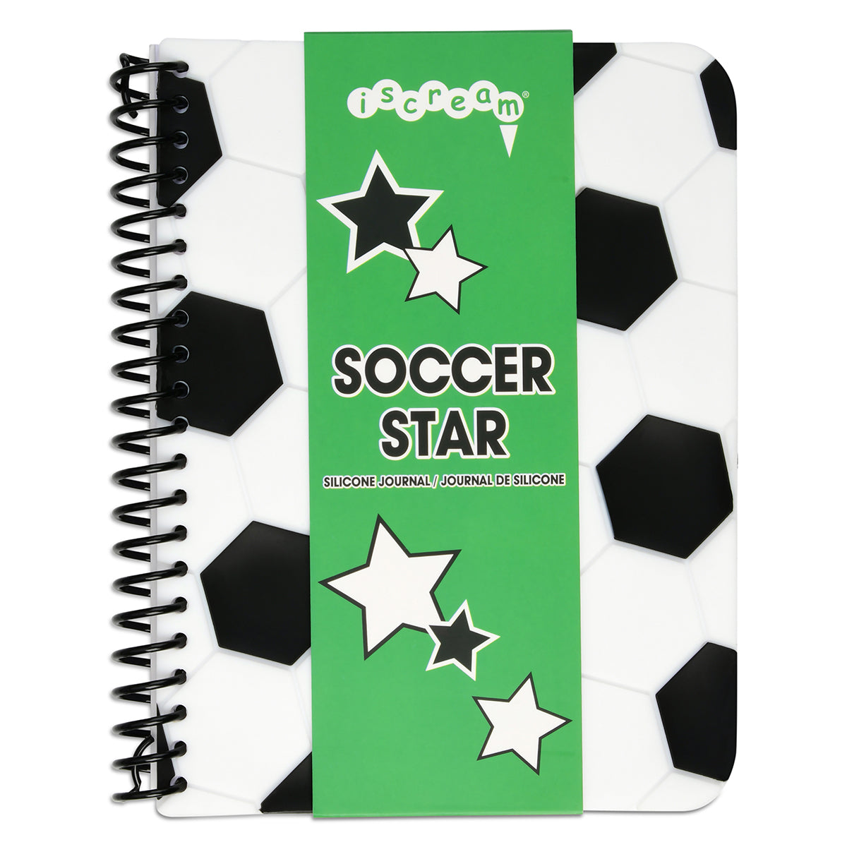 ISCREAM: SOCCER STAR SILICONE NOTEBOOK