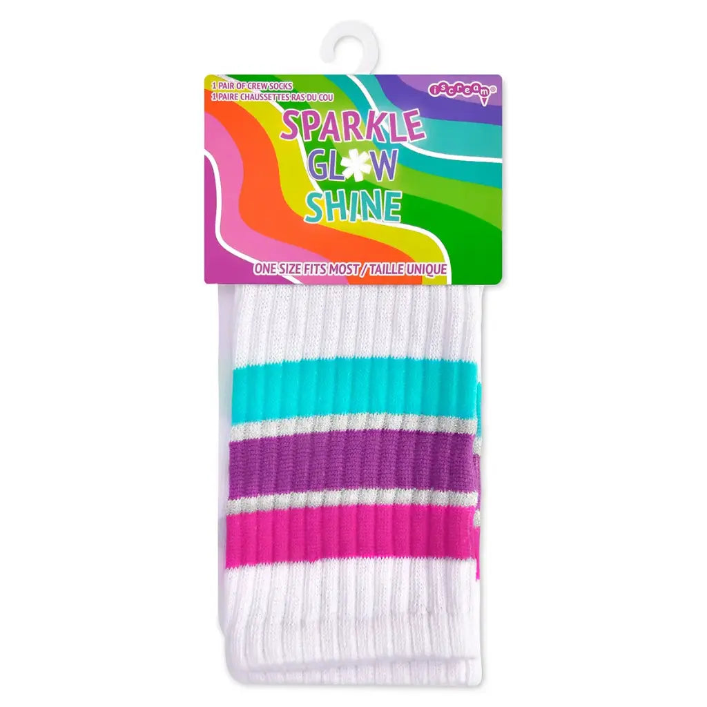 ISCREAM: sparkle glow shine socks