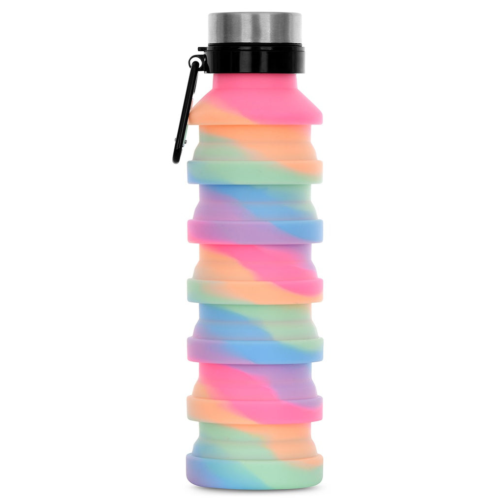 ISCREAM: Happy Stripe Collapsible Water Bottle