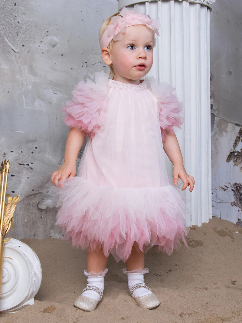 TUTU DU MONDE: BEBE OCEAN EMBER TULLE DRESS