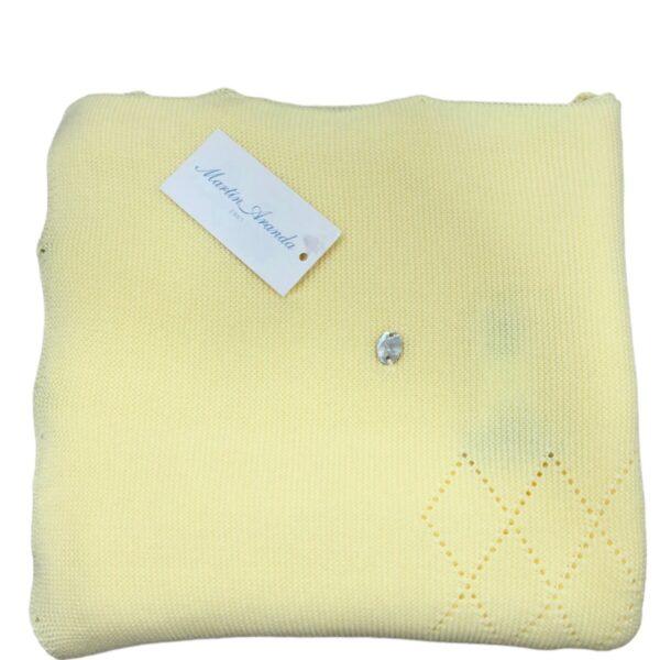 MARTIN ARANDA : YELLOW KNIT BLANKET