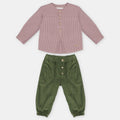 Martin Aranda : Set Shirt & Pants in Woven Fabric - Abre.