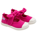 CHUS : Girls Athena Sneakers with Bow  Fushia