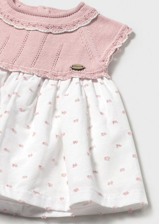 MAYORAL: KNIT COTTON DRESS