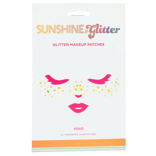 SUNSHINE + GLITTER: FACE TATTOO XOXO