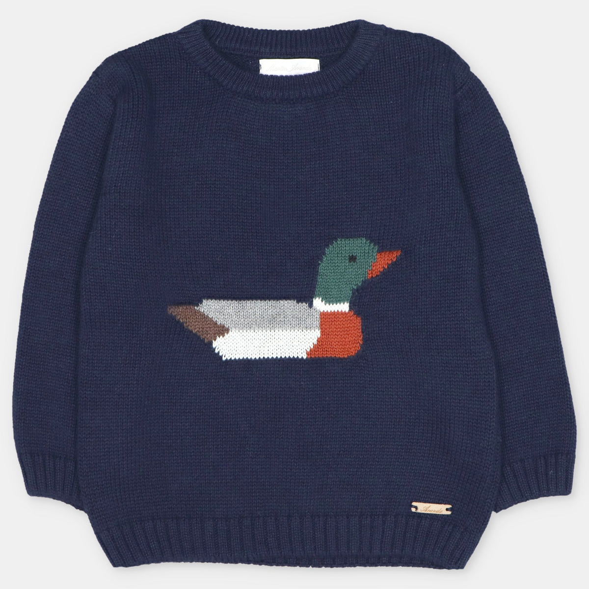 Martin Aranda : Sweater w/Duck in Sweater Knit Cotton