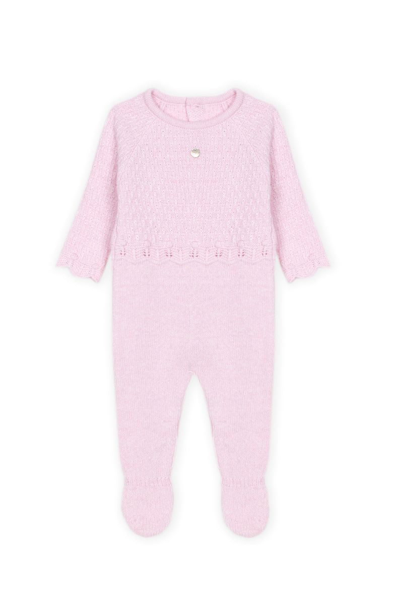 Dr. Kid : Romper W/feet in Sweater Knit - Classic Girl