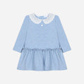 PATACHOU: BLUE KNIT GIRL DRESS