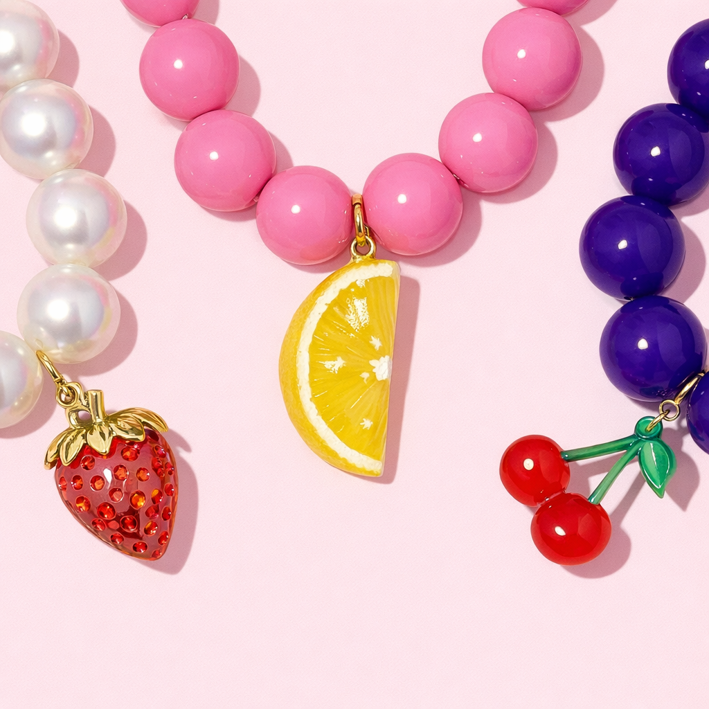 Ellison & Young : Color Bauble Fruit Lovely Necklace