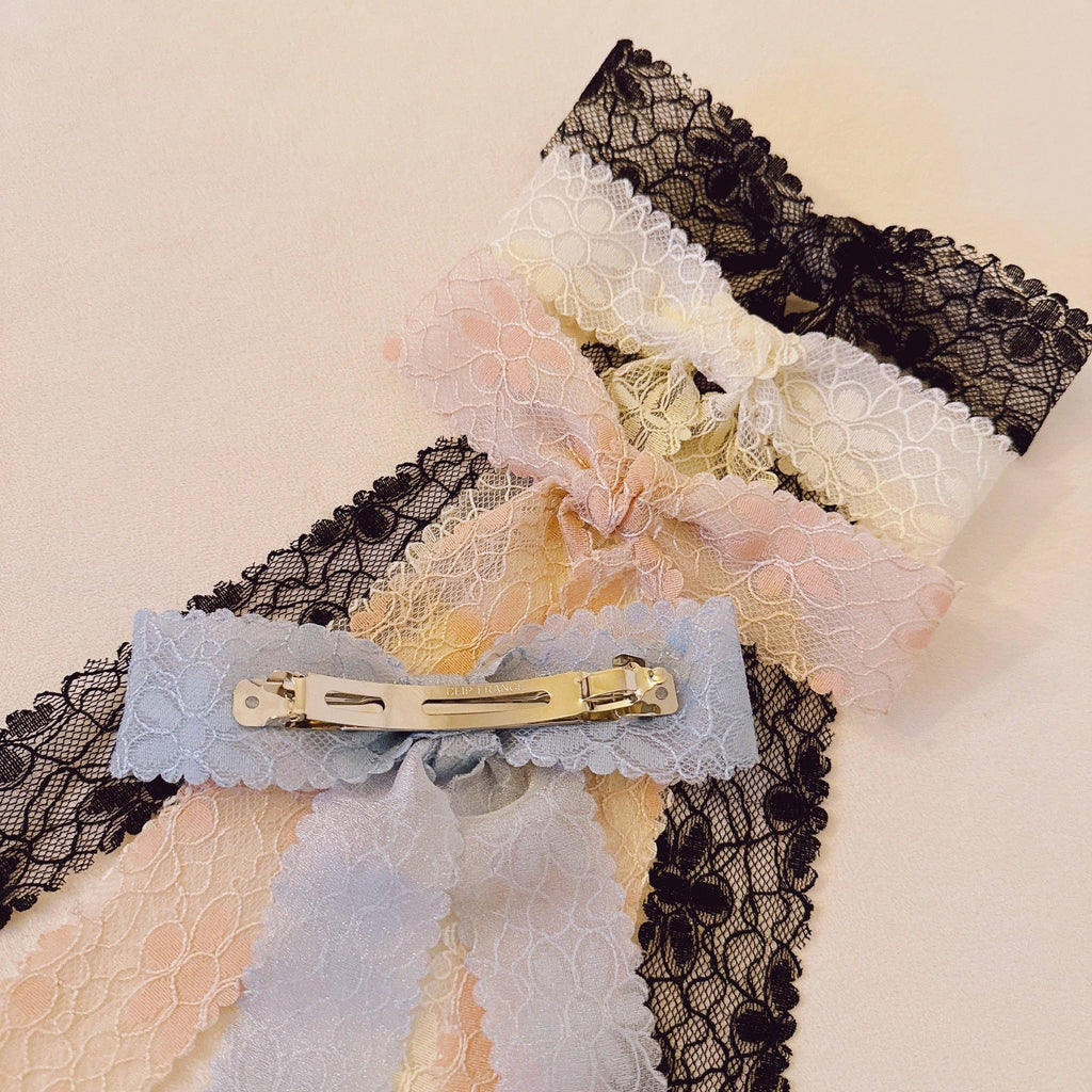 Ellison + Young : Lace Belle Bow Hair Clip