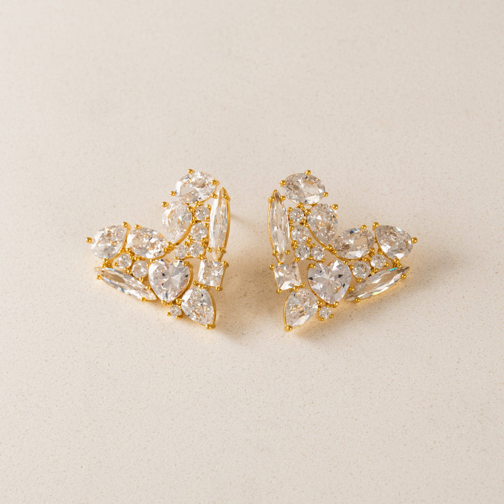 Debut Heart Stud Earrings