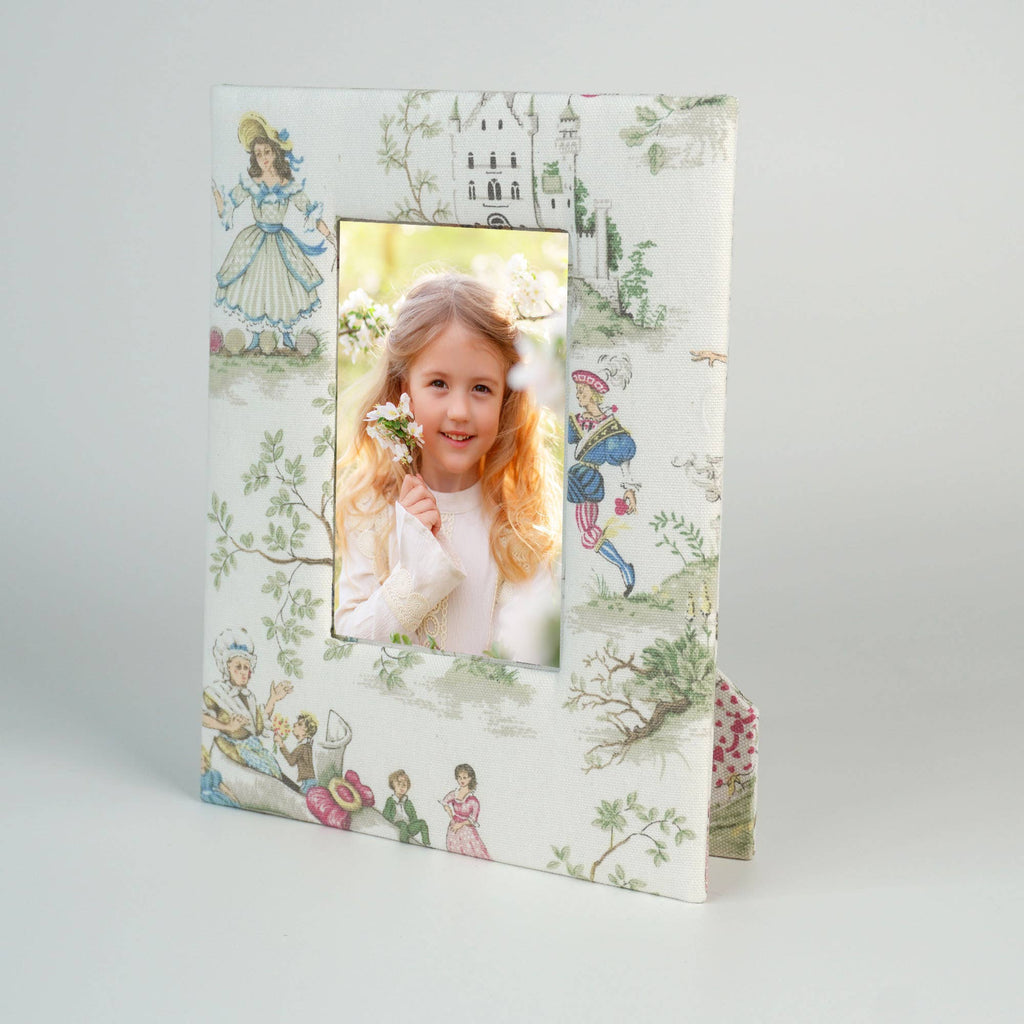 Baby Photo Frame-Over the Moon Nursery Rhyme Toile