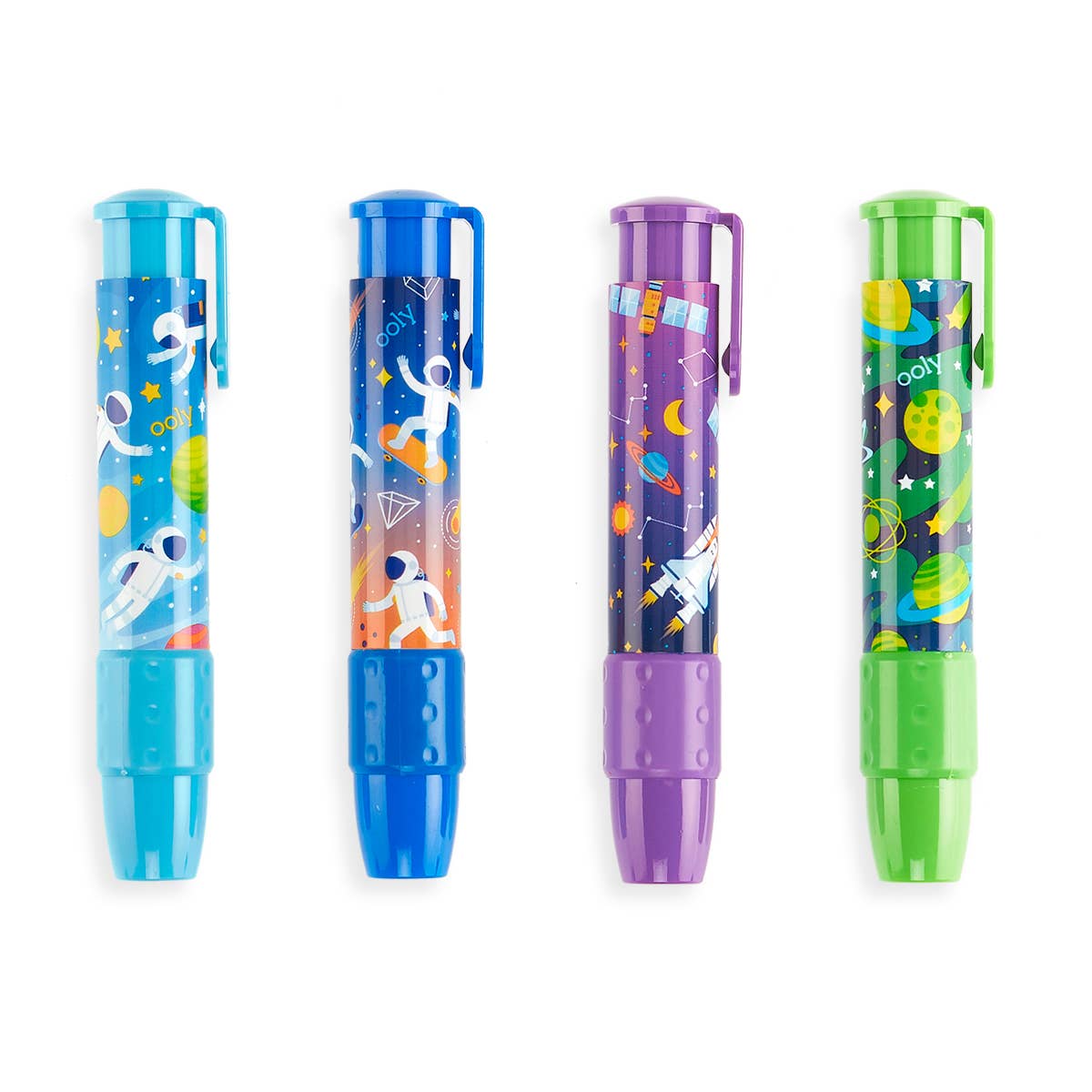 Astronaut: ClickIt Erasers (Assorted Tub of 24 Units)