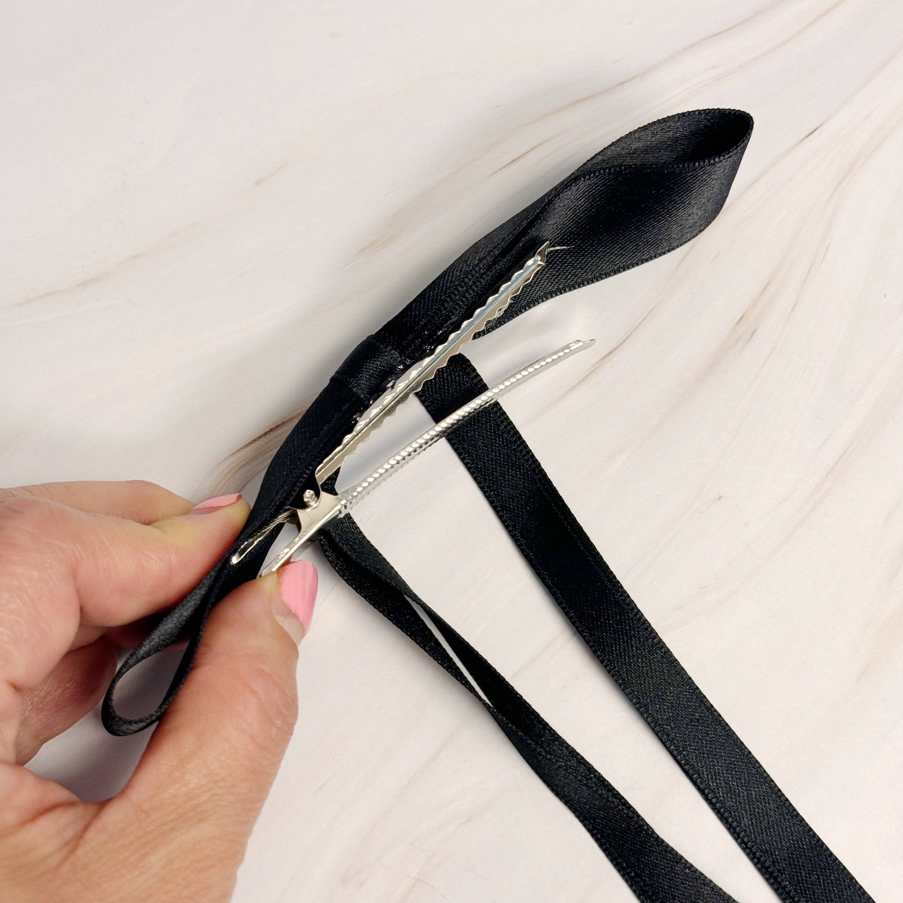 Ellison + Young : Ballerina Slim Bow Hair Clip