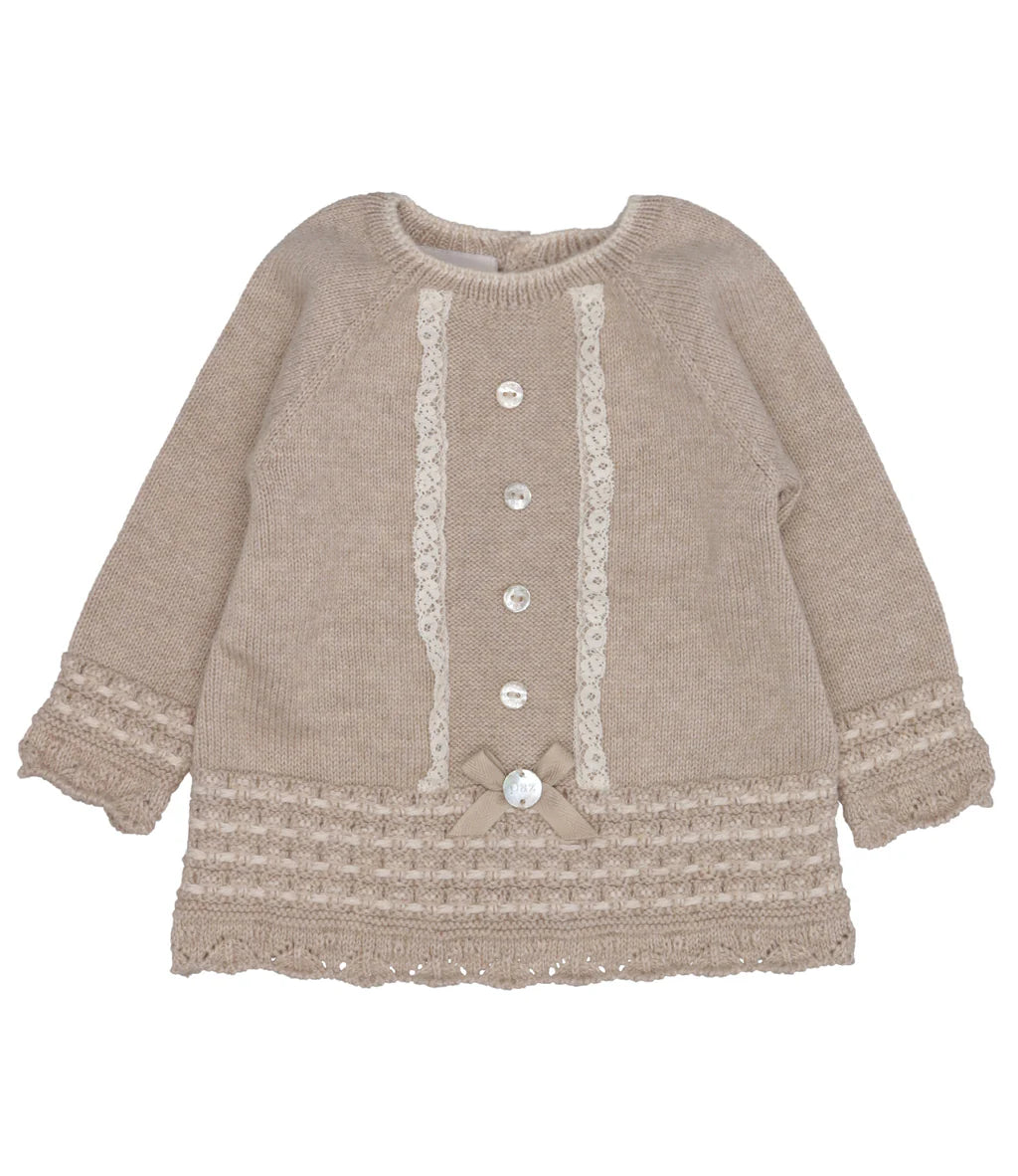 PAZ RODRIGUEZ: Knit Newborn Sweater  "Merlin"