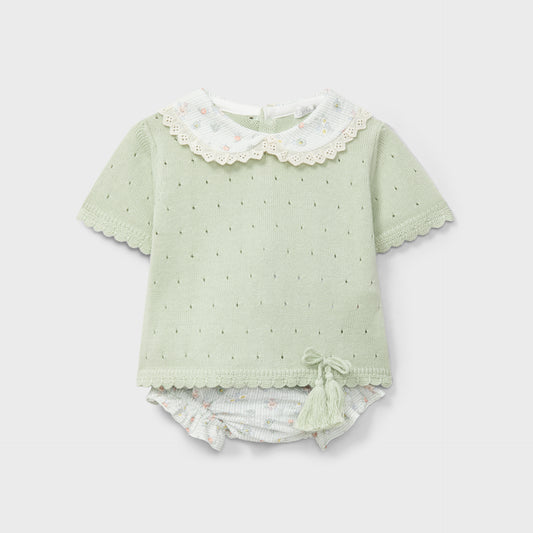 Mint Knit Cotton Set