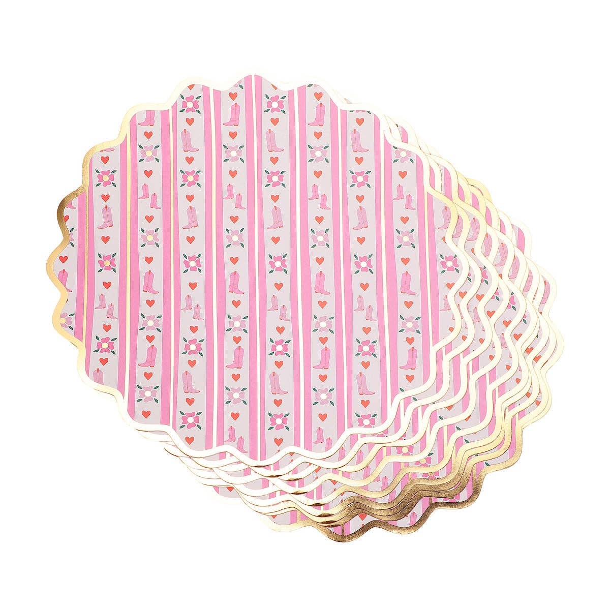 Packed Party : Boot Scoot Blooms Placemats (10 count)
