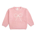 SWEET WINK : Bow Yarn Knit Sweater