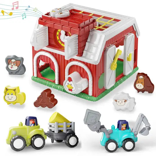Farm Animal House Musical Barn - Interactive Farm Toy
