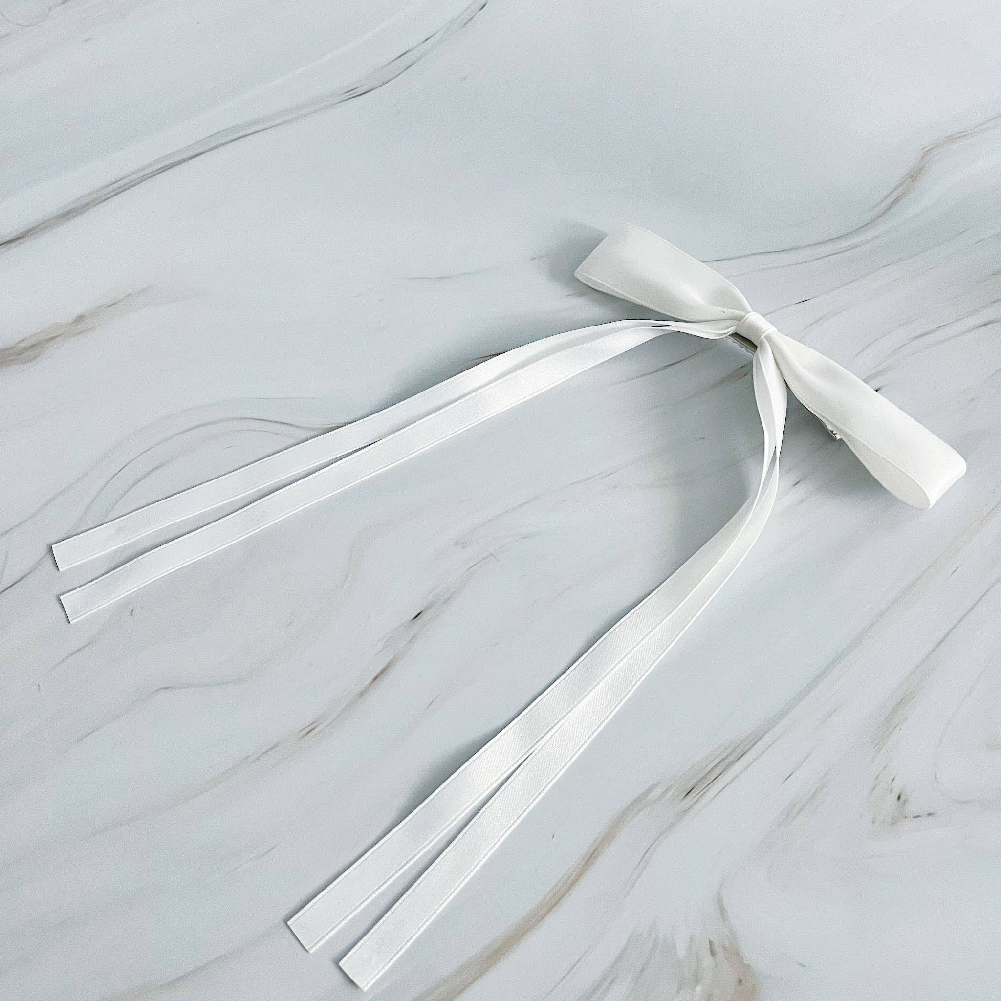 Ellison + Young : Ballerina Slim Bow Hair Clip