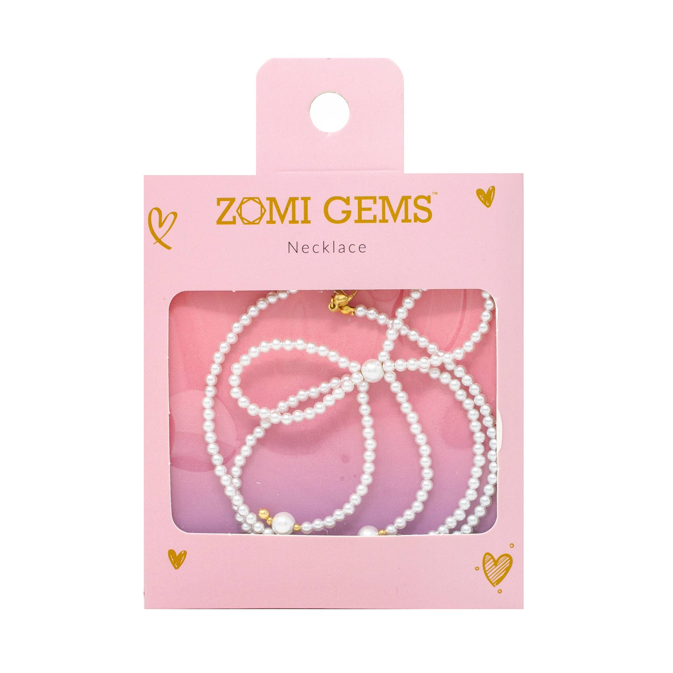 Pearl Bow Necklace