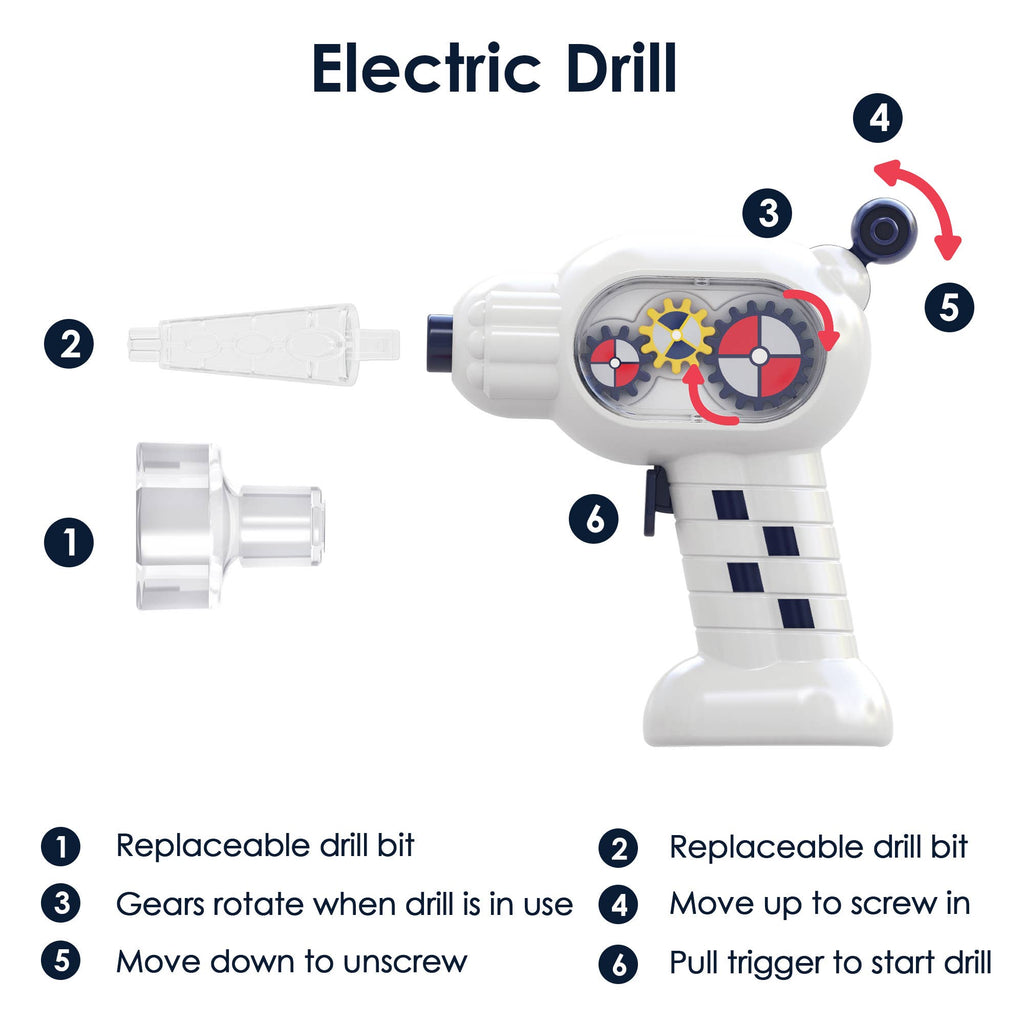 Rocket Space Toy Builder Playset - Light, Sound & Astronauts
