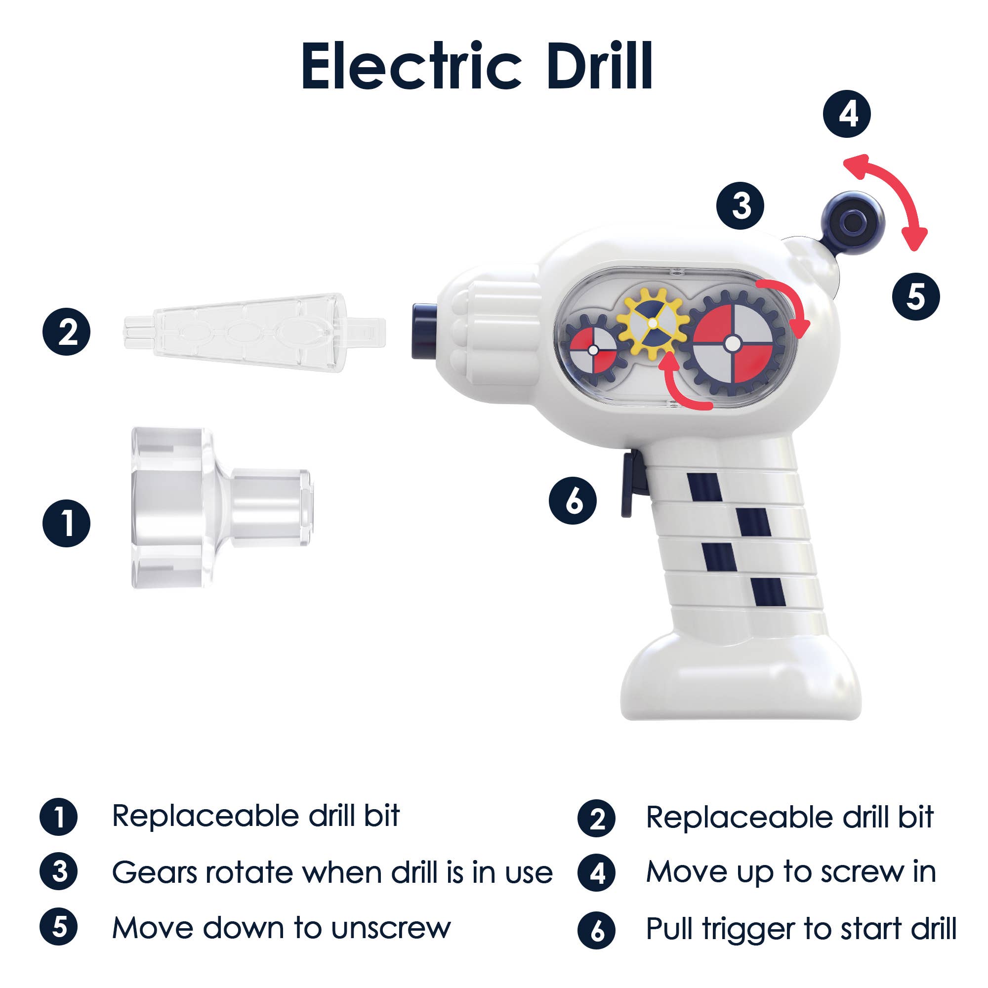 Rocket Space Toy Builder Playset - Light, Sound & Astronauts