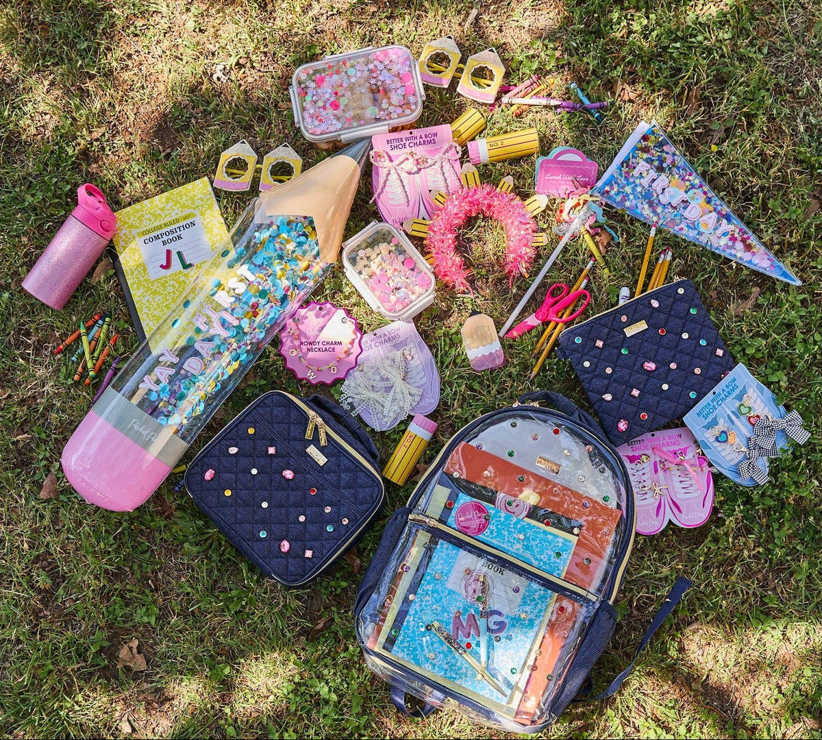 PACKED PARTY: Denim & Gems Quilted Lunchbox