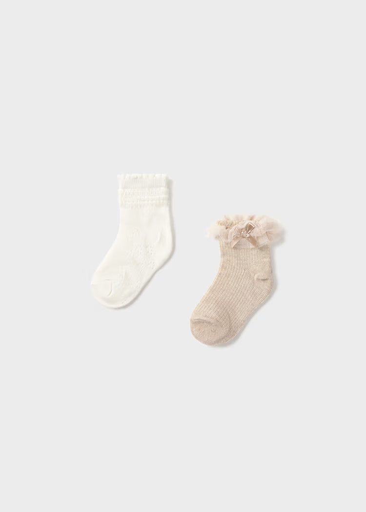 MAYORAL : Baby 2-Pack Socks