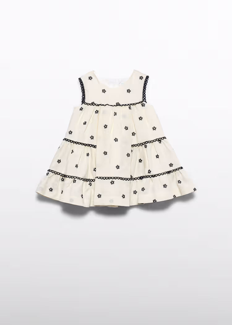 ABEL & LULA : Baby Embroidered Floral Dress